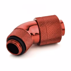 Bitspower BP-DBR45R2CPF-CC4, Laiton, Rouge