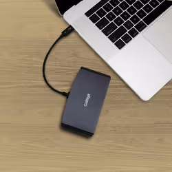 CalDigit Thunderbolt 3 mini Dock, Avec fil, Thunderbolt 3, 10,100,1000 Mbit/s, Noir, Gris, 1 pièce(s), Thunderbolt