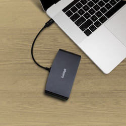 CalDigit Thunderbolt 3 mini Dock Avec fil Noir, Gris