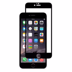 Moshi iVisor Glass, Apple, iPhone 6 Plus (2014) iPhone 6s Plus (2015), Application à sec, Résistant aux rayures, Noir, Transp ...