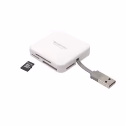 PNY AXP724, CF, Clé USB (MS), MicroSD (TransFlash), microSDHC, miniSD, miniSDHC, MMC, MMC+, MS Micro (M2), MS..., Blanc, 480 ...