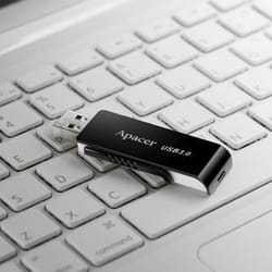 Apacer AH350 128GB lecteur USB flash 128 Go USB Type-A 3.2 Gen 1 (3.1 Gen 1) Noir