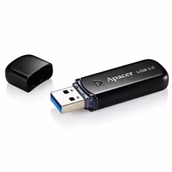 Apacer AH355 lecteur USB flash 64 Go USB Type-A 3.2 Gen 1 (3.1 Gen 1) Noir