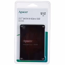 SSD - APACER - AS350X - 512 Go - SATA 6 Gb/s - 600 Mo/s
