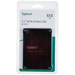 SSD - APACER - AS350X - 512 Go - SATA 6 Gb/s - 600 Mo/s