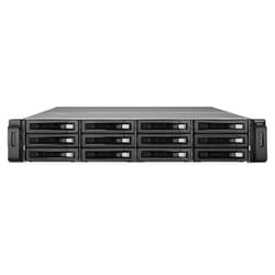 QNAP REXP-1220U-RP boîtier de disques Rack (2 U) Noir