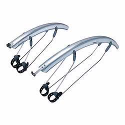 Jeu de garde-boues Topeak Defender R1/R2 pour vélo loisir - Noir