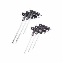 Topeak TPS-SP01, Outils de bicyclette, Clé plate pour bicyclette, Noir, Chrome, Acier chromé, Plastique, 2,2.5,3,4,5,6 mm, 6  ...