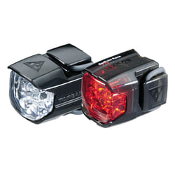 Topeak TMS067 Lumière de vélo Feu arrière + feu avant (set) LED