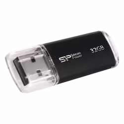 Silicon Power Ultima Ⅱ, 32 Go, USB Type-A, 2.0, Casquette, 10 g, Noir