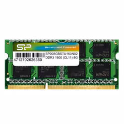 Mémoire SILICON POWER 8GB DDR3 1600 MHZ (SP008GBSTU160N02) - 8 Go - DDR3 - 1600 MHz