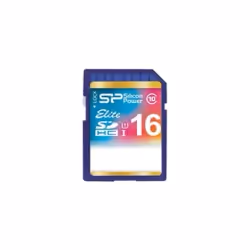 Silicon Power Elite, 8 Go, SDHC, Classe 10, UHS-I, Résistant aux chocs, Imperméable, Bleu