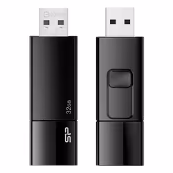 Silicon Power Blaze B05, 32 Go, USB Type-A, 3.2 Gen 1 (3.1 Gen 1), Slide, 9,2 g, Noir