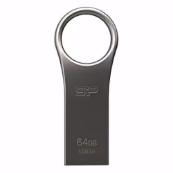 Silicon Power Jewel J80, 64 Go, USB Type-A, 3.2 Gen 1 (3.1 Gen 1), Sans capuchon, 5,9 g, Titane