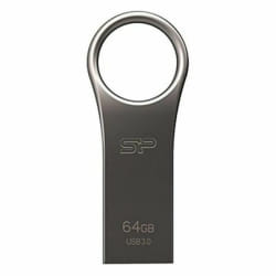 Silicon Power Jewel J80 lecteur USB flash 64 Go USB Type-A 3.2 Gen 1 (3.1 Gen 1) Titane