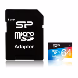 Silicon Power Superior Pro, 64 Go, MicroSDXC, Classe 10, UHS-III, 90 Mo/s, 80 Mo/s