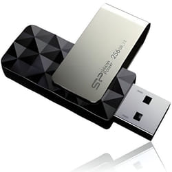 Silicon Power Blaze B30 lecteur USB flash 256 Go USB Type-A 3.2 Gen 1 (3.1 Gen 1) Noir, Argent