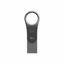 Silicon Power Mobile C80, 16 Go, USB Type-A / USB Type-C, 3.2 Gen 1 (3.1 Gen 1), Sans capuchon, 8 g, Titane