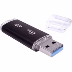Silicon Power Blaze B02, 128 Go, USB Type-A, 3.2 Gen 1 (3.1 Gen 1), Casquette, 8 g, Noir