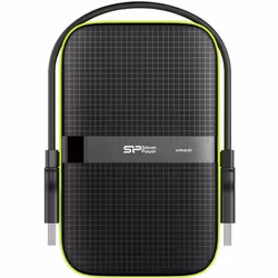 Silicon Power Armor A60, 4 To, 2.5", 3.2 Gen 1 (3.1 Gen 1), Noir, Vert