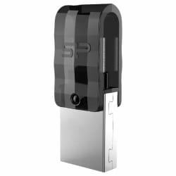 Silicon Power Mobile C31 lecteur USB flash 16 Go USB Type-A / USB Type-C 3.2 Gen 1 (3.1 Gen 1) Noir, Argent