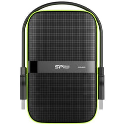 Silicon Power Armor A60 disque dur externe 5 To Noir, Vert