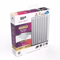 Silicon Power Armor A75 disque dur externe 1 To 2.5" USB Type-C 3.2 Gen 1 (3.1 Gen 1) Argent - Vue supplémentaire 6
