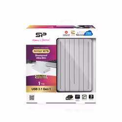 Silicon Power Armor A75 disque dur externe 1 To 2.5" USB Type-C 3.2 Gen 1 (3.1 Gen 1) Argent - Vue supplémentaire 7