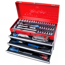 Coffre métallique transportable - 73 outils - 220 x 290 x 535 mm