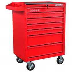 Servante d'atelier pro rouge - 7 tiroirs - Vide