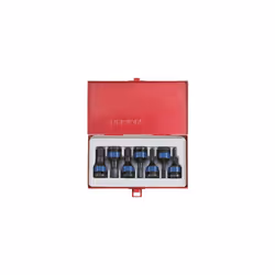KING TONY - Coffret de douilles choc 1/2 Allen 4 A 17mm, 7 pièces Caractéristiques principales de ce produit : Coffret métall ...
