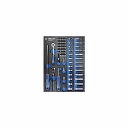 KING TONY - Module mousse + PP 62 pièces 1/4 4-14mm Courtes et Longues-embouts Caractéristiques principales de ce produit : ( ...