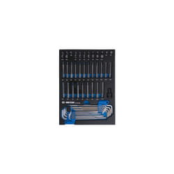 King Tony - Module mousse + pp 61pcs embouts et clés mâles
