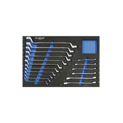 Module mousse + pp 17 pcs Clés polygonales et tuyauter - King Tony