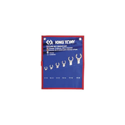 King Tony - Trousse 6 pièces, clés à tuyauter 8x10-10x12-11x13-12x14-17x19-19x22