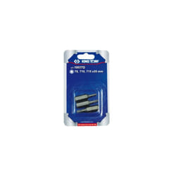 Jeu d'embouts de vissage 1/4 torx® (T8,T10,T15) - 3 pièces - King Tony