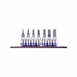 KING TONY KOMPLET NASADEK 1/4" TORX Z OTWOREM 7 elem. 2037 T10 - T40 T40