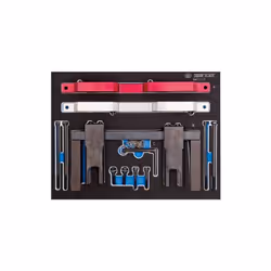 KING TONY - Coffret de calage BMW Caractéristiques principales de ce produit : Ce kit comprend un outil de calage de l'arbre ...