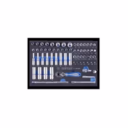 KING TONY - Module mousse 65 pièces 1/4 douilles et accessoires Caractéristiques principales de ce produit : (187 x 280 mm).  ...