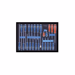 KING TONY - Module mousse tournevis à fente, Torx et Phillips - 24 pièces Caractéristiques principales de ce produit : #6 (56 ...