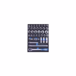 KING TONY - Module mousse + PP 37 pièces douilles 1/2 et accessoires Caractéristiques principales de ce produit : 280 x 375 m ...