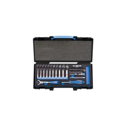 Coffret de douilles et accessoires1/4 12 pans evawave - 44 pièces - King Tony
