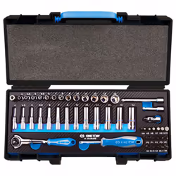 Métrique. Coffret nouvelle génération. Ultra-resistant. Plateau Bi-colore pour un reperage rapide des outils manquants. Plate ...