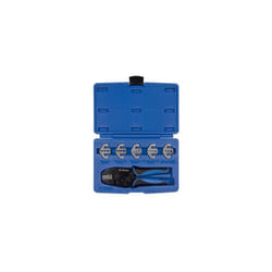 King Tony - Coffret pince à sertir - 6 matrices interchangeables - 7pcs