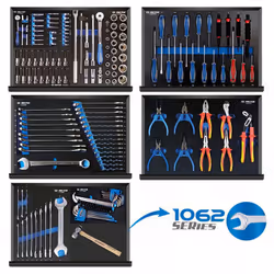 Ce coffret contient : Douille standard métrique 6 pans 1/4" (Réf. : 2335M) : 5.5 , 6 , 7 , 8 , 9 , 10 , 11 , 12 , 13 , 14 mm. ...