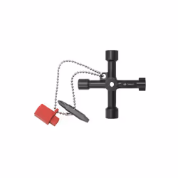 KING TONY - Clé universelle pour armoires de commande Caractéristiques principales de ce produit : Pour les installations tec ...