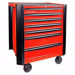 2 poignées de transport (1 de chaque côté). Livrée avec 1 bac de rangement latéral. Poids de charge des tiroirs : 25 Kg (peti ...