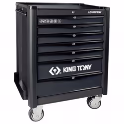 1 poignée de transport. Livrée avec 1 bac de rangement latéral. Poids de charge des tiroirs : 25 Kg (petits) et 30 Kg (grands ...