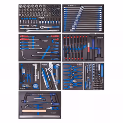 Description générale Ce coffret complet est idéal pour les passionnés de bricolage et de mécanique. Il comprend une large gam ...