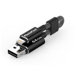 Nilox MCG3U3BK64GB lecteur USB flash 64 Go USB Type-A / Lightning 3.2 Gen 1 (3.1 Gen 1)